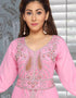 Morocan Style Kaftan With Silver Hand Work