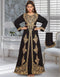 Morocan Style Kaftan With Silver Hand Work
