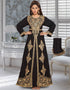 Morocan Style Kaftan With Silver Hand Work