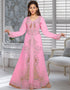 Morocan Style Kaftan With Silver Hand Work
