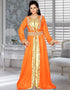 Moroccan style kaftan With Front Slit