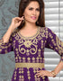 Overall Work A-line Embroidered Kaftan