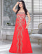 Party Wear Gold Hand Work Fusant