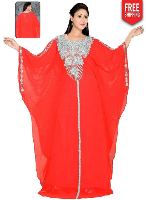 Silver work kaftan