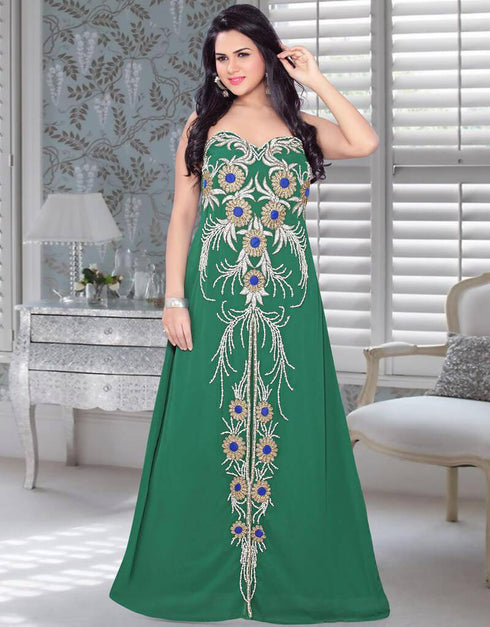 Sweet Heart Shape Neck In Fustan