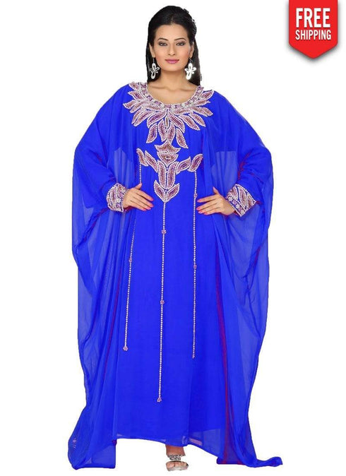 Trendy Embroidered Kaftan Style Dresses