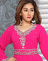 Two Piece Kaftan With Silver Hand Work