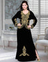 Velvet kaftan with jacket