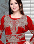 Women Silver embroidered caftan