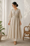 Beige Cotton Top Bottom - Front View | Samyak Fashion