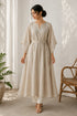 Beige Cotton Top Bottom - Front View | Samyak Fashion