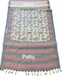 Black Cotton Silk Saree With Blouse - Close-up View | Samyak Fashion
