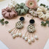 Black Earrings - Back View | Samyak Fashion