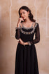 Black Georgette Salwar Suit - Full View | Samyak Fashion