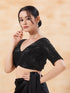 Black Imported Blouse - Back View | Samyak Fashion