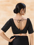 Black Imported Blouse - Side View | Samyak Fashion