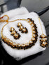 Black Necklace Set - Back View | Samyak Fashion
