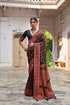 Black Soft Pashmina Silk Designer Function Wear Saree Collection With Blouse - Front View | Samyak Fashion