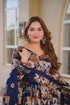 Blue Cotton Silk Salwar Suit - Side View | Samyak Fashion