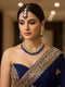 Blue Necklace Set - Front View | Samyak Fashion
