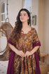 Brown Cotton Silk Salwar Suit - Side View | Samyak Fashion
