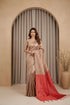 Copper Art Silk Saree With Blouse - Close-up View | Samyak Fashion