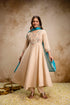 Cream Chanderi Salwar Suits - Detail View | Samyak Fashion