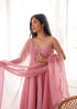Dusty Pink Crunchy Silk Salwar Suit - Styled View | Samyak Fashion