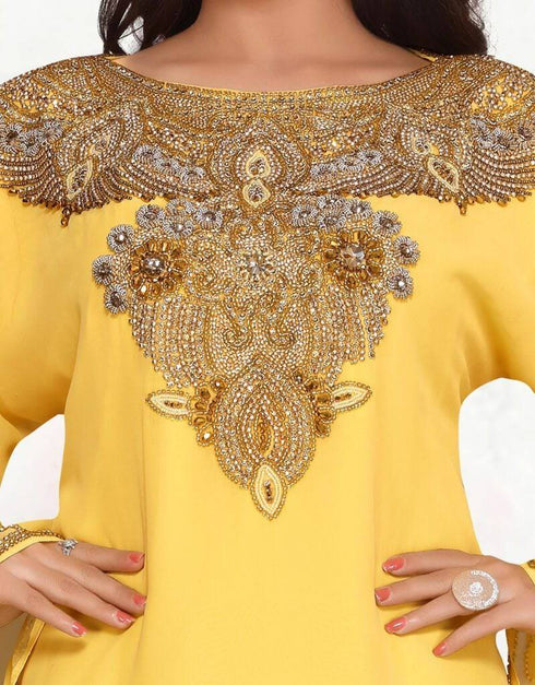 A line kaftan dress
