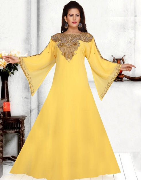 A line kaftan dress