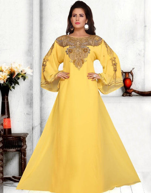 A line kaftan dress