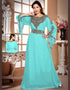 A line kaftan with waist belt