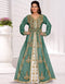Designer wedding abaya with allover work
