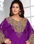 Floor length two side embroide farasha