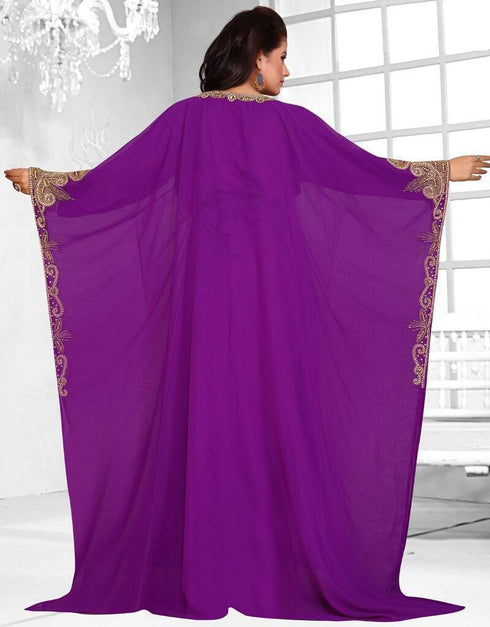 Floor length two side embroide farasha