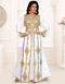 Gold beaded full sleeve morocan caftan