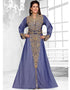 High neckline moroccan style kaftan