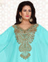 Neck lace pattern farasha dress