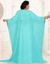 Neck lace pattern farasha dress