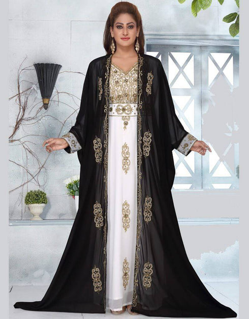 Party Wear Jacket Style Kaftan