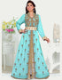 Stand Collar caftan with golden work