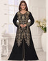 V neck Moroccan Style embroidered kaftan