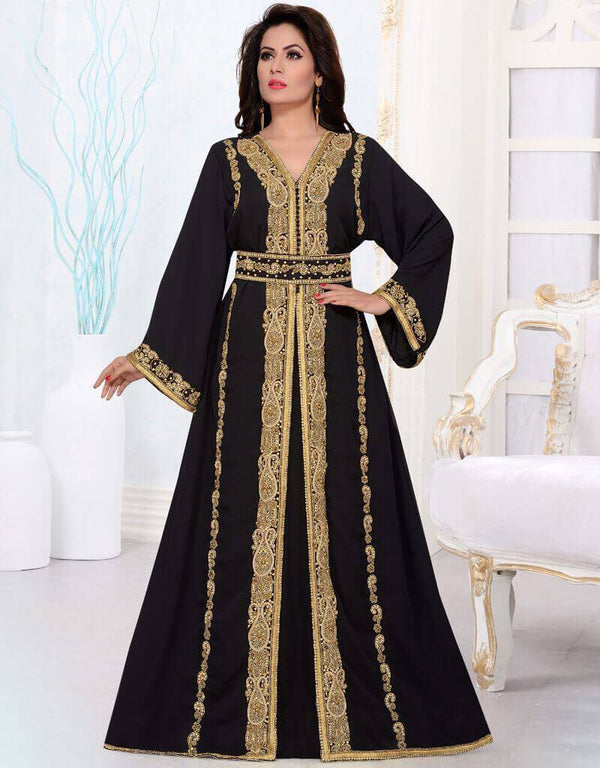 Women's gulf Caftan V-neck