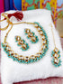 Firozi Necklace Set - Back View | Samyak Fashion