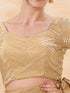Gold Silk Embroidery Blouse - Detail View | Samyak Fashion