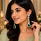Green Earrings - Front View | Samyak Fashion