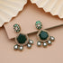 Green Earrings - Front View | Samyak Fashion