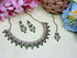 Green Necklace - Side View | Samyak Fashion