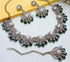Green Necklace - Detail View | Samyak Fashion