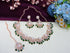 Green Necklace - Side View | Samyak Fashion